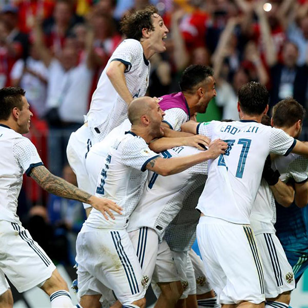 东道主俄罗斯队挺进八强