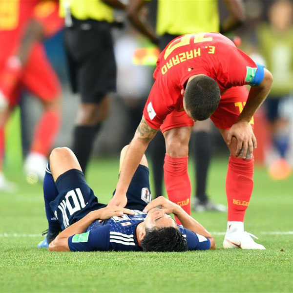 比利时队绝杀逆转晋级八强