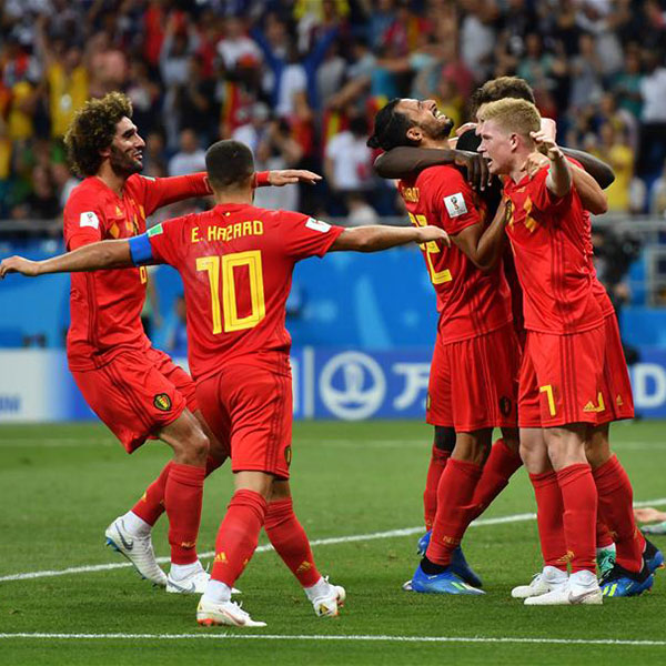 八分之一决赛：比利时队沙德利绝杀