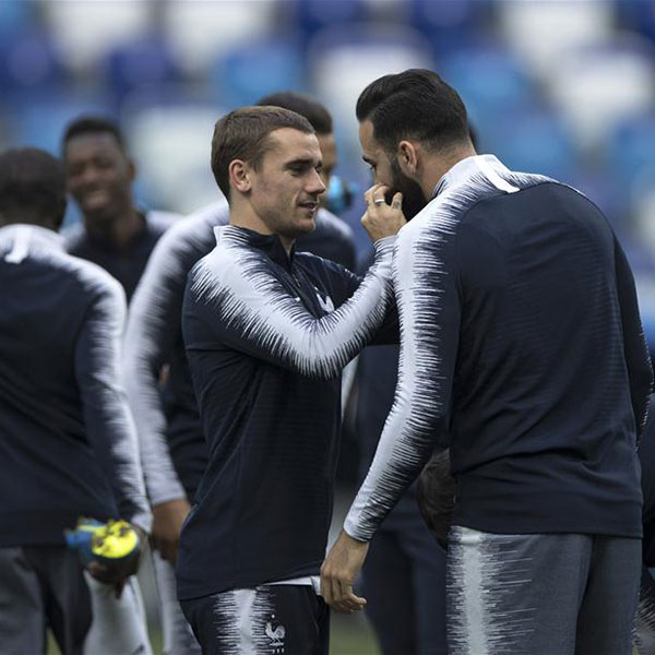 世界杯：法国队备战