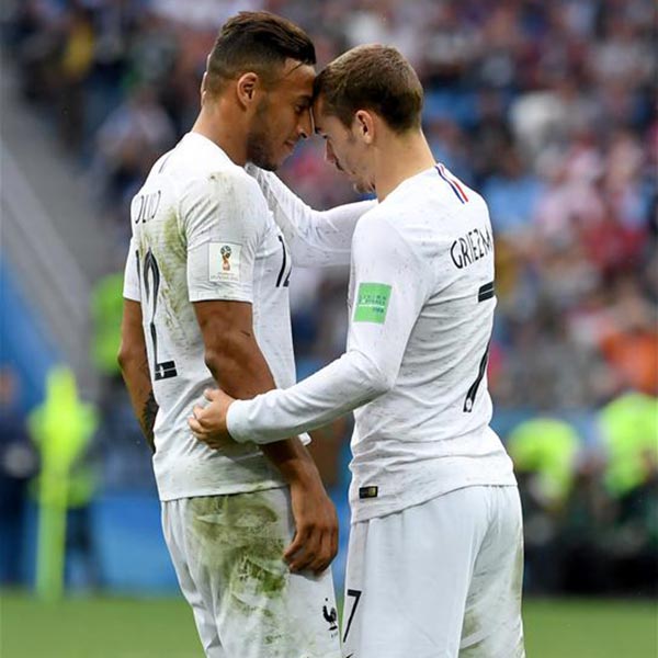 四分之一决赛：法国队格列兹曼进球