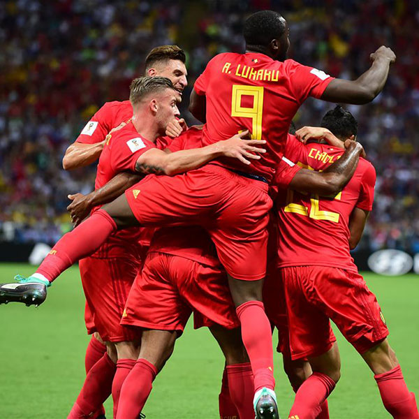 四分之一决赛：比利时队得分