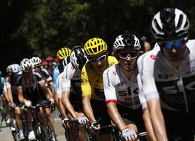 环法第13赛段：萨甘三度称雄，托马斯保黄衫