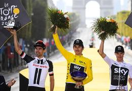 高清组图：托马斯夺得环法总冠军