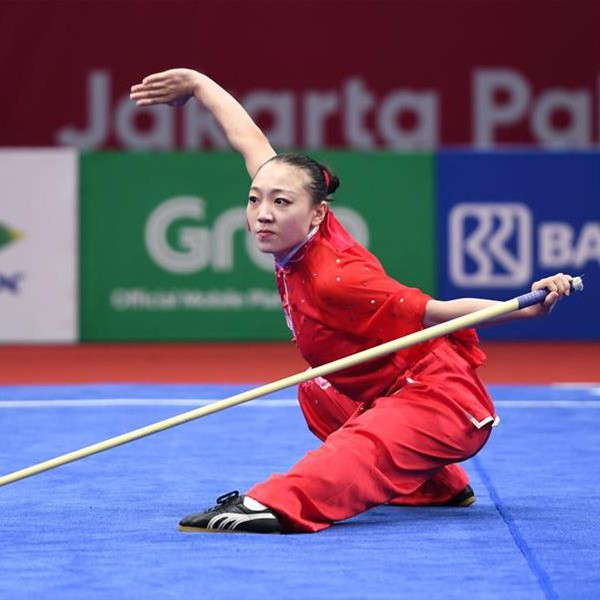 亚运会武术&mdash;&mdash;女子剑术枪术全能：郭梦娇夺冠