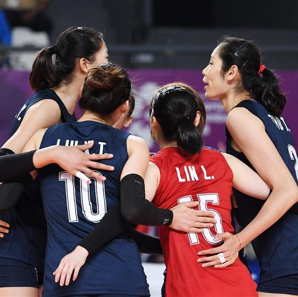 女排小组赛：中国队胜中国台北队