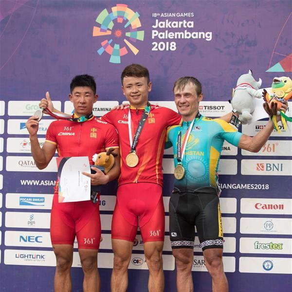 男子越野：中国选手包揽冠、亚军