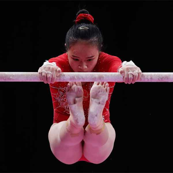 罗欢获得女子个人全能银牌