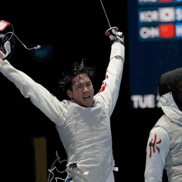 中国选手黄梦恺获男子个人花剑冠军