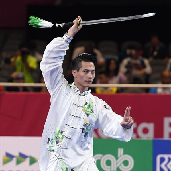亚运会男子太极拳太极剑全能：陈洲理夺冠