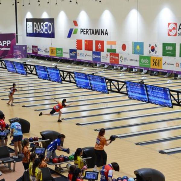 亚运会保龄球&mdash;&mdash;女子三人团体开赛