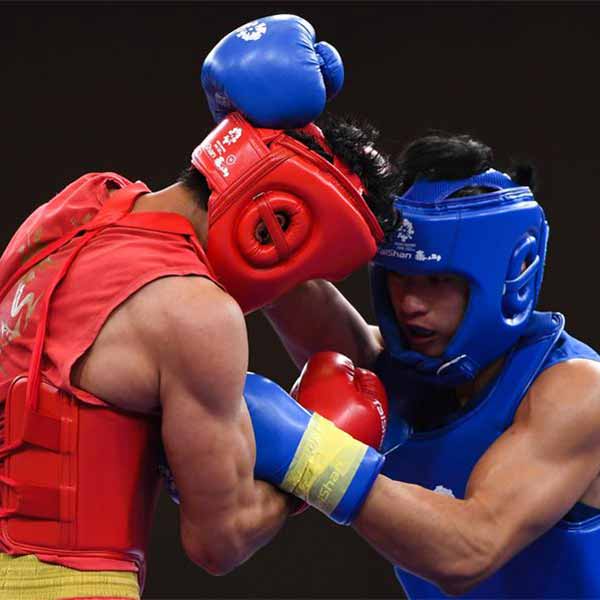 男子散打65公斤以下半决赛赛况