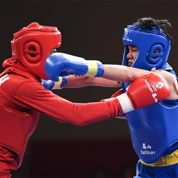 亚运会武术&mdash;&mdash;女子散打60公斤以下级：蔡颖颖夺冠