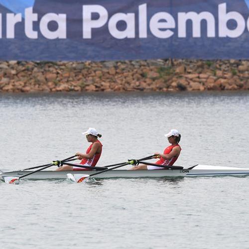 亚运会赛艇&mdash;&mdash;中国选手江燕、李晶晶获得女子双人双桨冠军