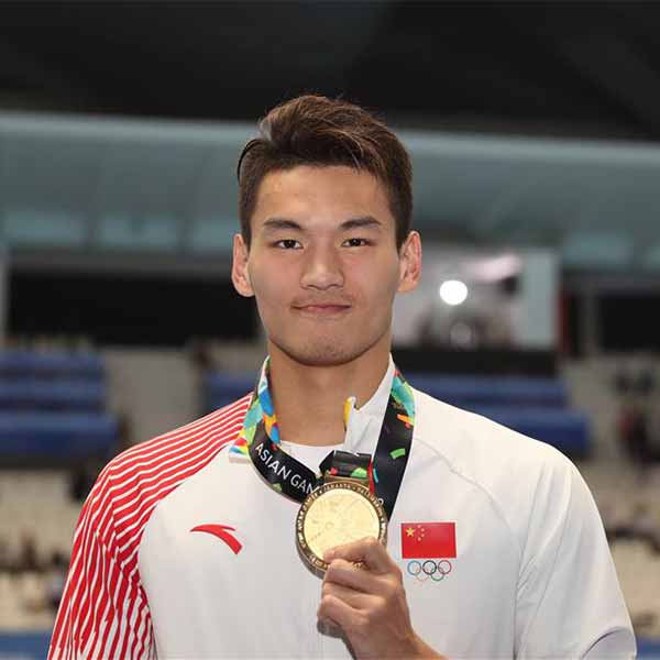 男子200米仰泳颁奖仪式