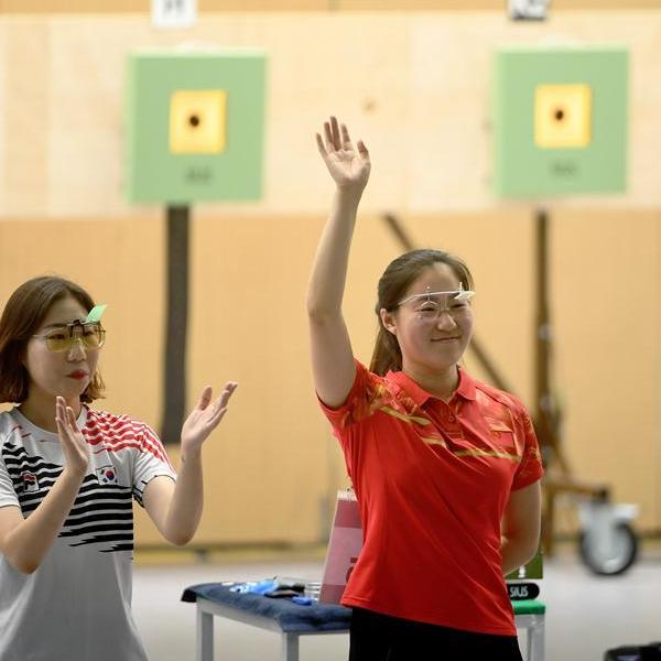 亚运会射击&mdash;&mdash;女子10米气手枪：王倩夺冠