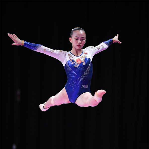 中国选手陈一乐夺得女子平衡木冠军