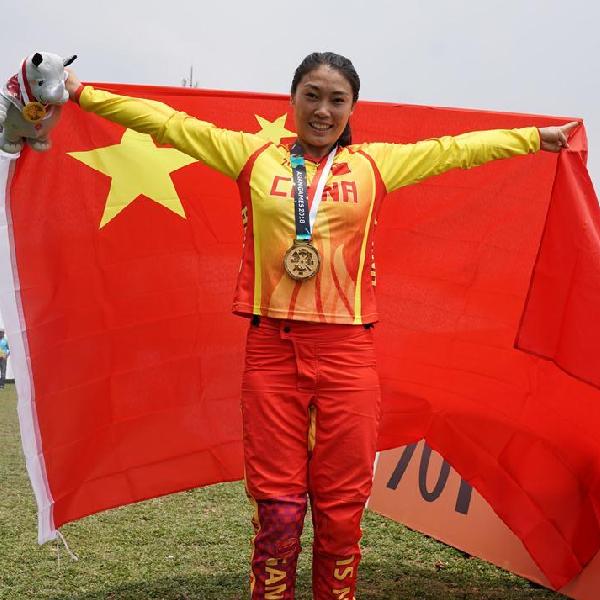 亚运会自行车&mdash;&mdash;女子BMX小轮车：张娅儒夺冠