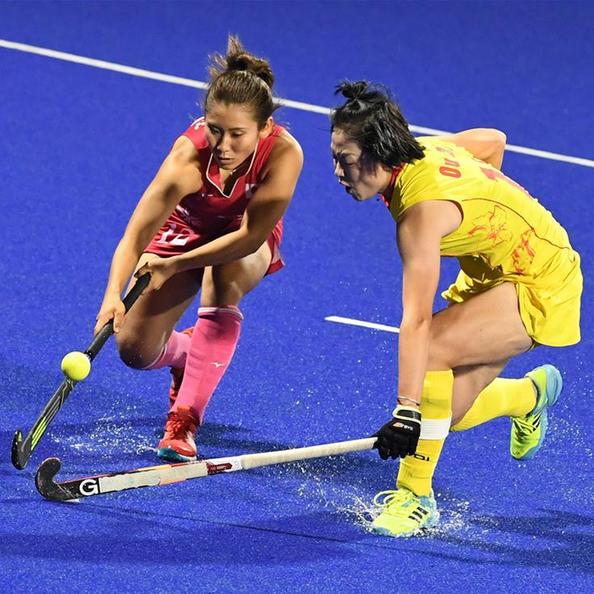 曲棍球小组赛：中国不敌日本