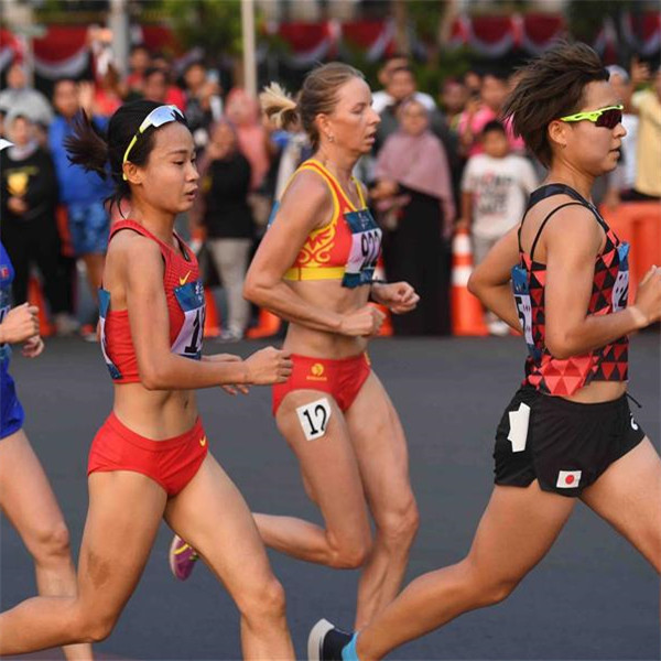 田径：女子马拉松赛赛况