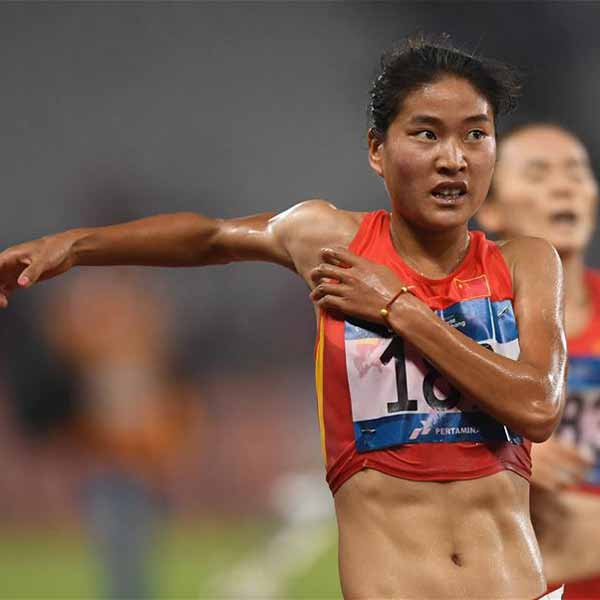 女子3000米障碍赛况