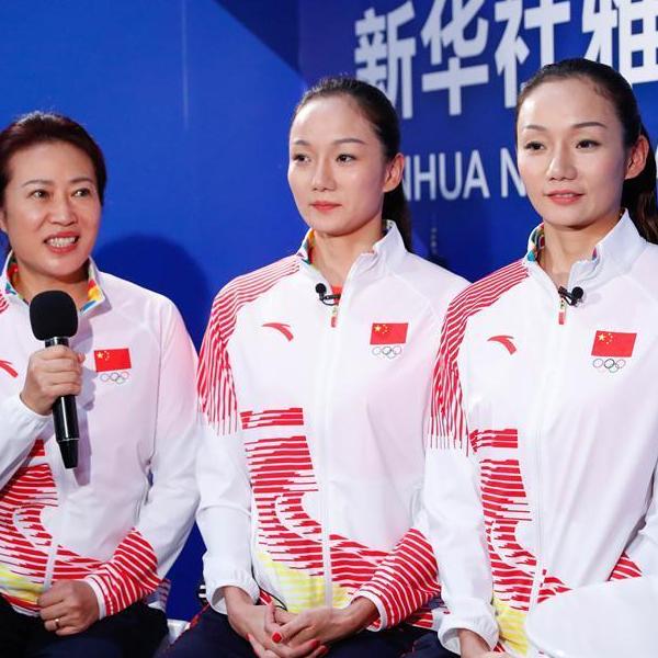 花样游泳姐妹花蒋文文/蒋婷婷接受新华社记者专访