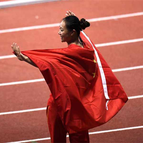 女子标枪决赛赛况