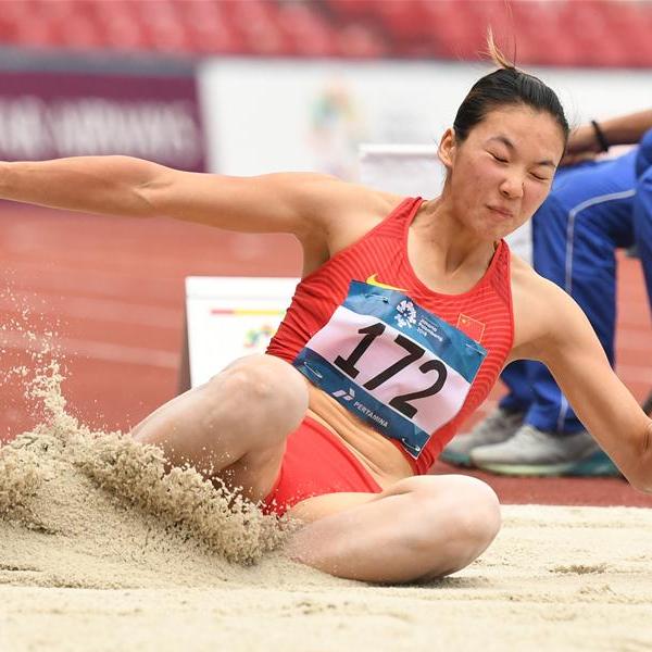 亚运会田径：女子七项全能赛况