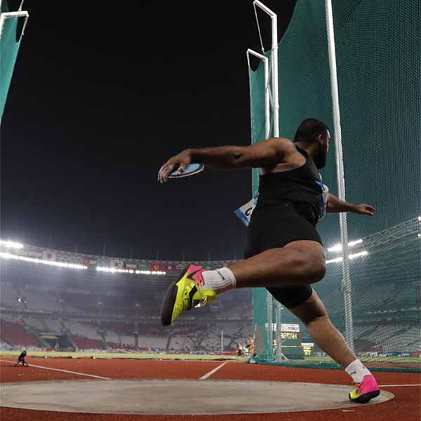 田径男子铁饼决赛赛况
