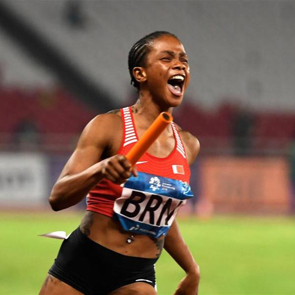 田径女子4X100米接力决赛赛况