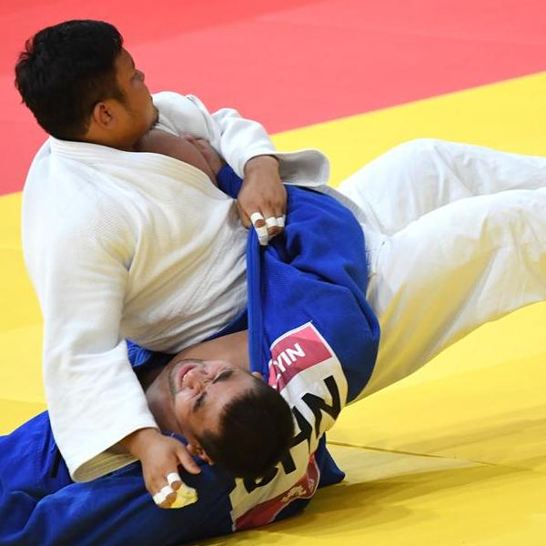 柔道&mdash;&mdash;男子100公斤以上级1/4决赛赛况