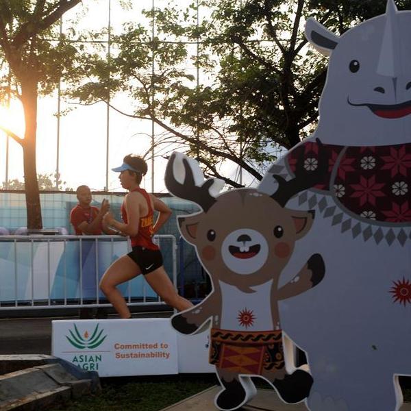 现代五项女子个人赛：张明煜夺冠