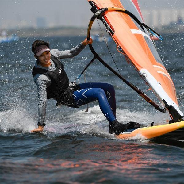 帆船：中国选手陈佩娜女子帆板RS：X级夺冠