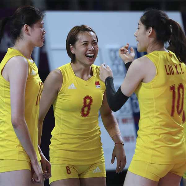 中国队晋级女子排球决赛