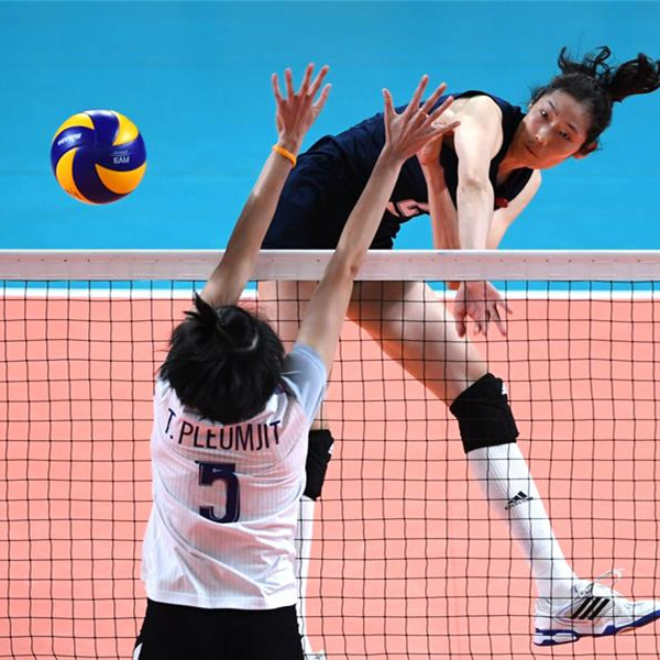 排球&mdash;&mdash;女子决赛：中国队迎战泰国队