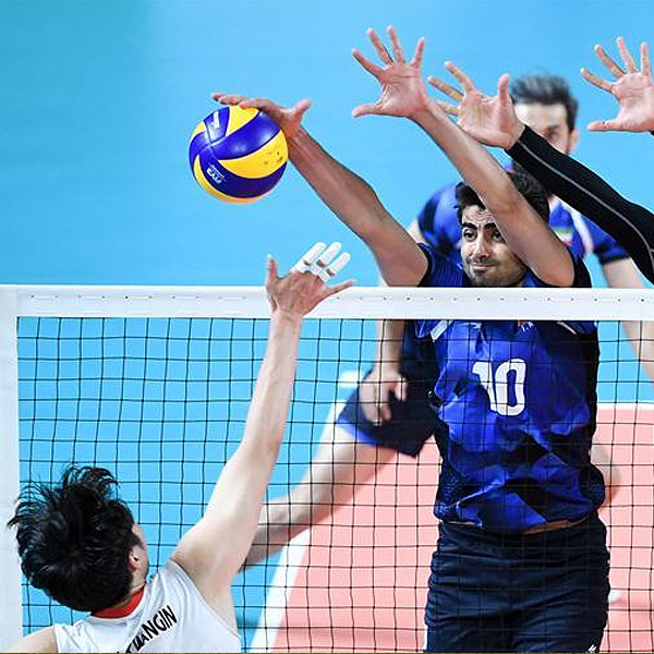 亚运会排球伊朗队夺得男子排球冠军
