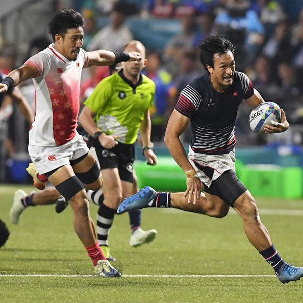 亚运会橄榄球中国香港队获得冠军