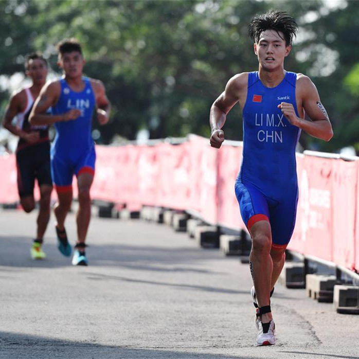 铁人三项混合接力赛决出本届亚运最后一枚金牌