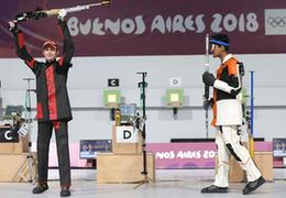 青奥会射击&mdash;&mdash;俄罗斯选手夺得青奥会首金