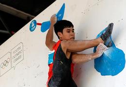 青奥会攀岩&mdash;&mdash;潘愚非晋级男子全能决赛