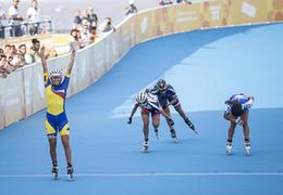 青奥会速度轮滑&mdash;&mdash;哥伦比亚选手包揽金牌