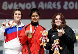 青奥会射击&mdash;&mdash;印度选手获得女子10米气手枪冠军