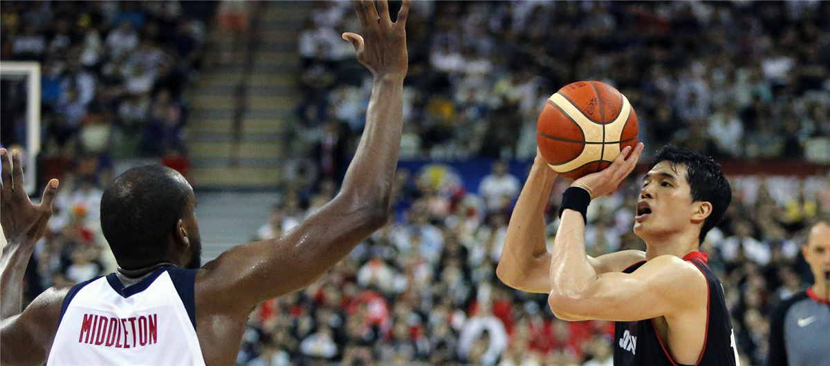 篮球世界杯小组赛：美国队胜日本队