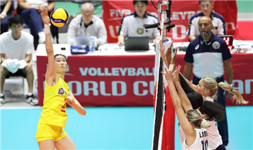 高清组图：七连胜！中国队战胜美国队