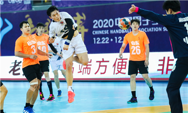 2020中国男子手球超级联赛|山东男手小胜安徽