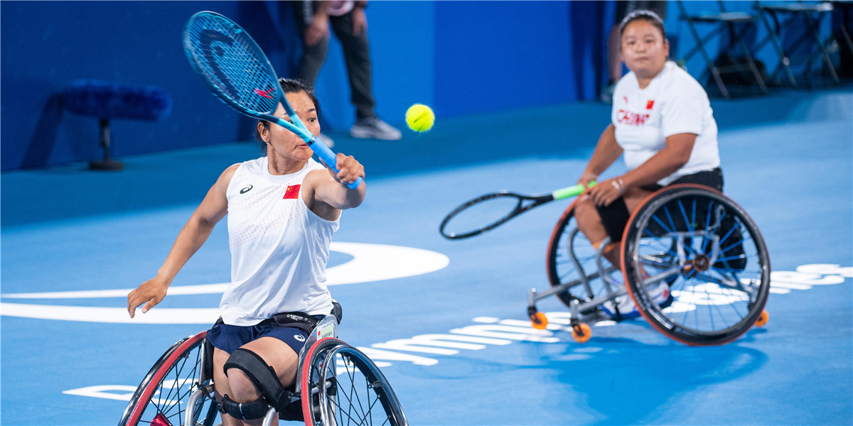 东京残奥会-轮椅网球女子双打：王紫莹/朱珍珍无缘铜牌
