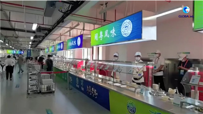 全球连线｜全运健儿在&ldquo;村里&rdquo;吃的臊子肉、烤鸡翅都来自这里