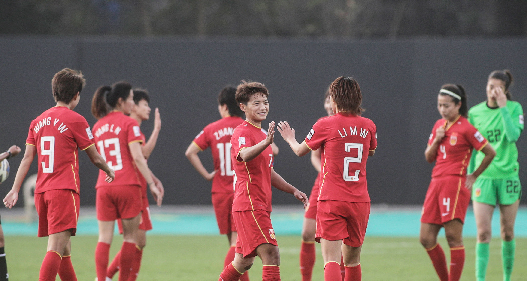 高清大图|女足亚洲杯：中国队胜伊朗队