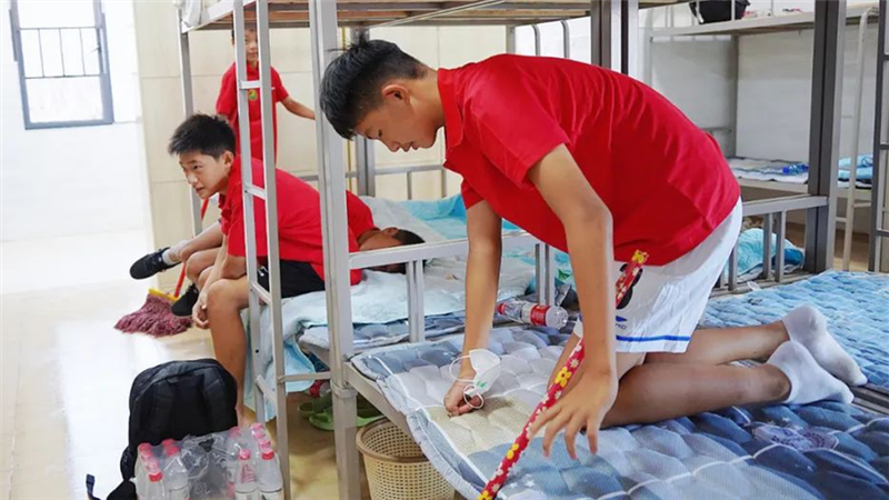 营区动态 | 小学男子六年级组营员入住营区