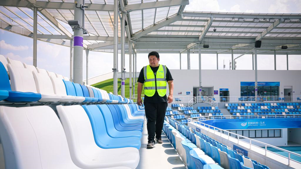 亚运马术馆的保障&ldquo;管家&rdquo;